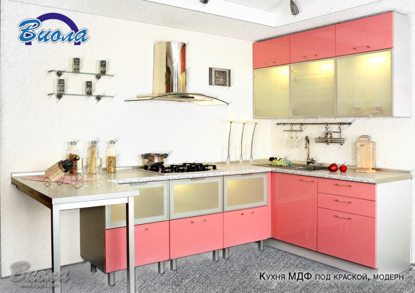 Недорогая кухня от компании Виола